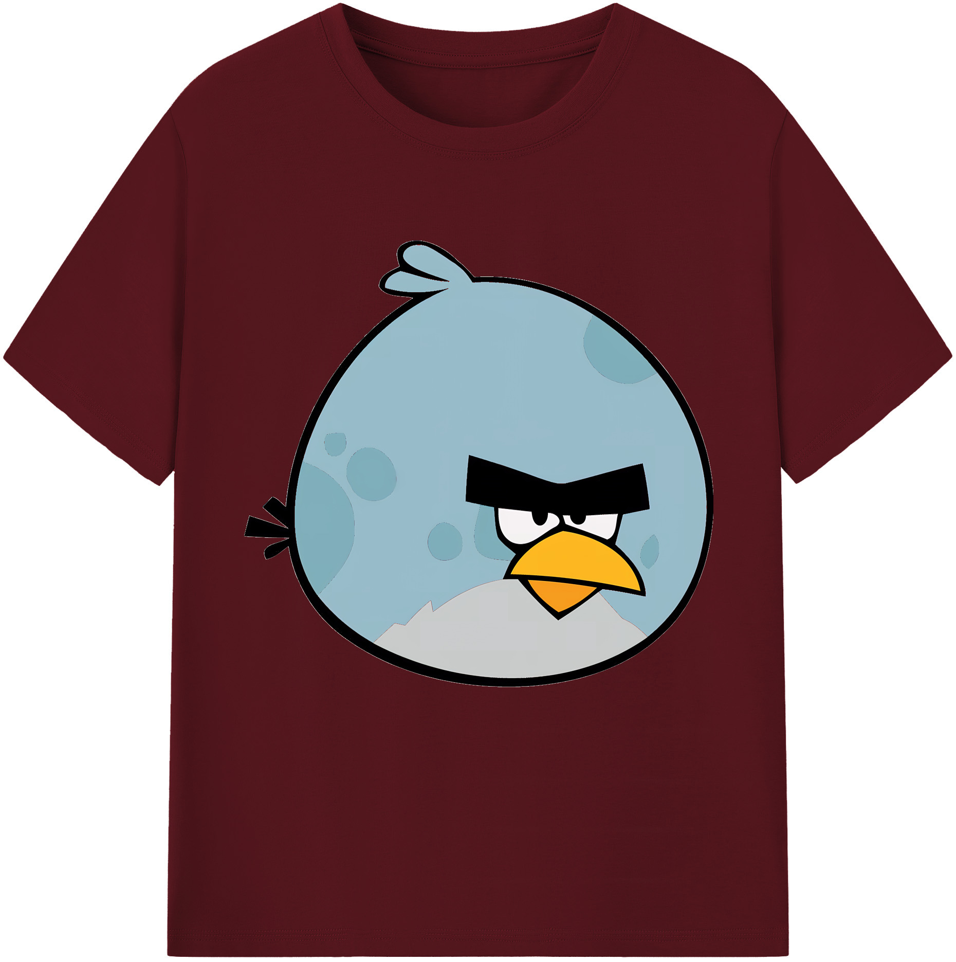 （画像用） Angry Birds アングリーバード 綿100％半袖Tシャツ（フロントプリント）